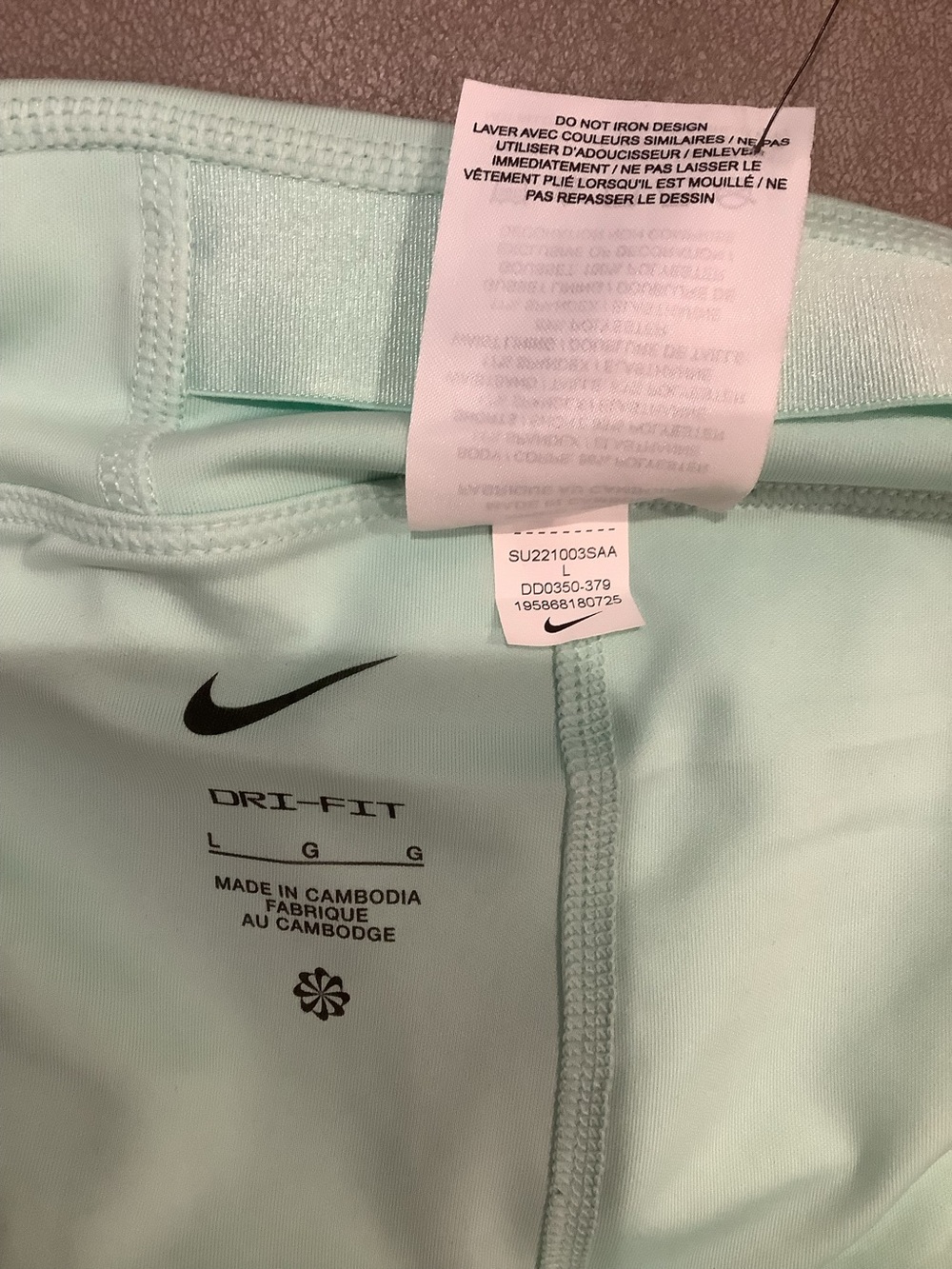 Nike Dri-fit Mint Green Golf Tennis Skort Size L, NWT - Picture 8 of 9